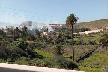 La antigua casona de la finca de La Herradura (Telde), de nuevo pasto de las llamas/TA.